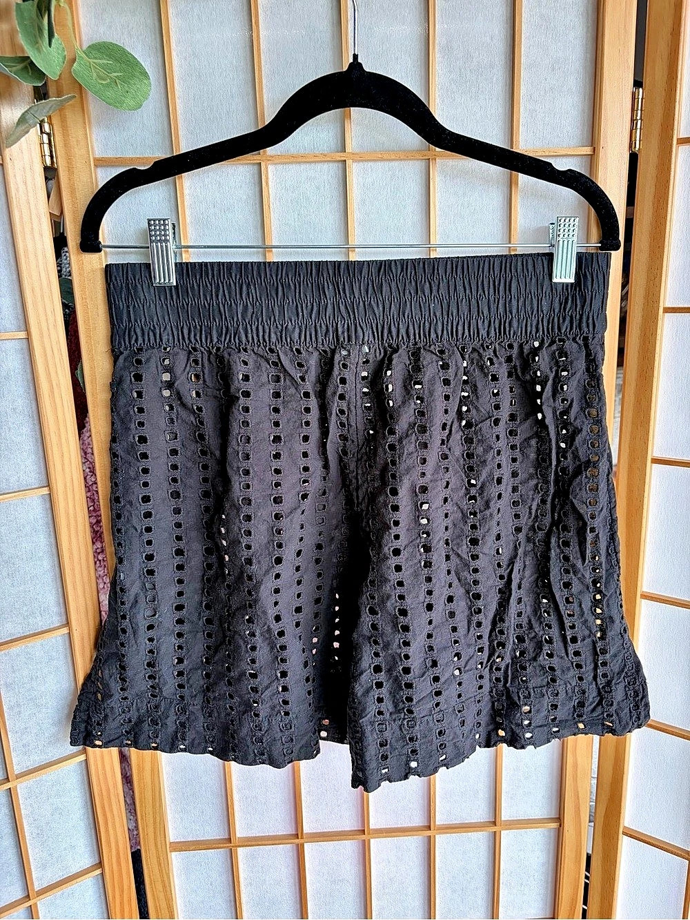 Calia  Black Cotton shorts Size Medium Like New